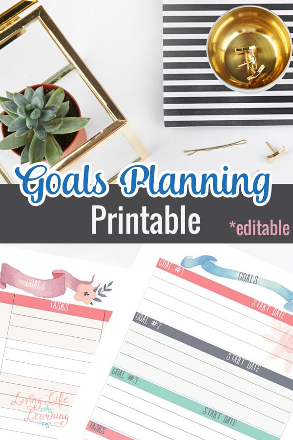 FREE Goals Planning Printables