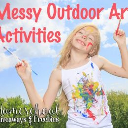 Messy Outdoor Art Activities