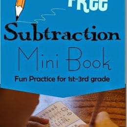 FREE Subtraction Mini Book