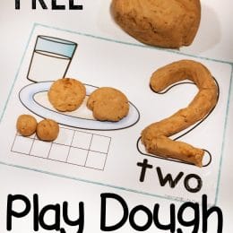 FREE Cookie Play Dough Mats