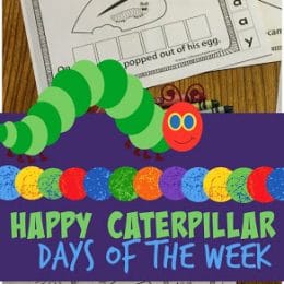 FREE Happy Caterpillar Printables
