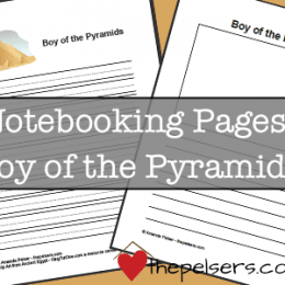 FREE Boys of the Pyramid Notebooking Pages