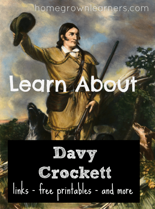 FREE Davy Crockett Unit Study