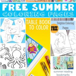 FREE Summer Coloring pages