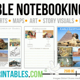 FREE Bible Notebooking Pages (subscriber freebie)