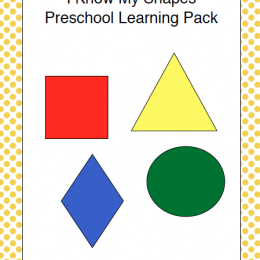 FREE Shapes for Preschoolers Pack