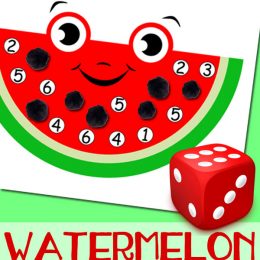 FREE Watermelon Math Game Printables