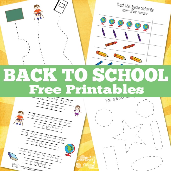 FREE Back to School Printables