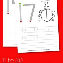 FREE Learn to Write Numbers Set