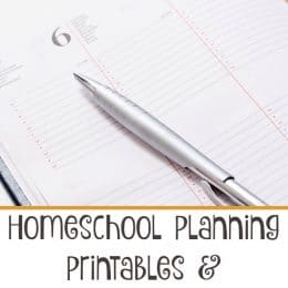 FREE Homeschool Planning Printables and Organization Tips