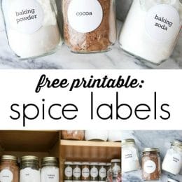 FREE Spice Rack Printables