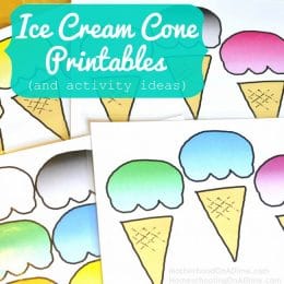 FREE Ice Cream Printables
