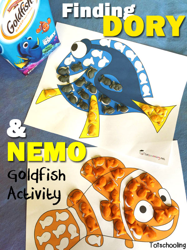 FREE Finding Dory Goldfish Printables