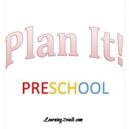 FREE Preschool Planner