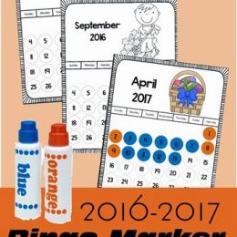 FREE Bingo Marker pages