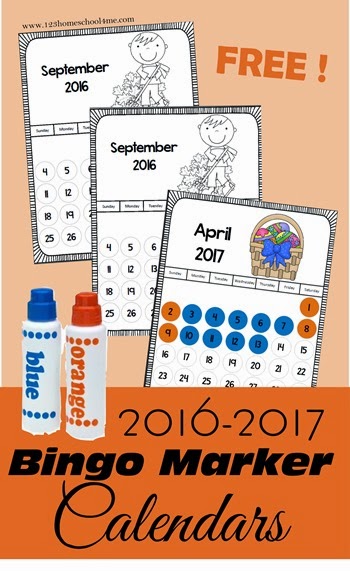 FREE Bingo Marker pages