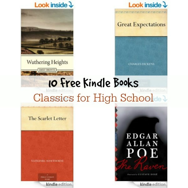 Free Kindle Classics for High School