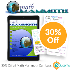 30% Off Math Mammoth Curriculum - Limited Time!