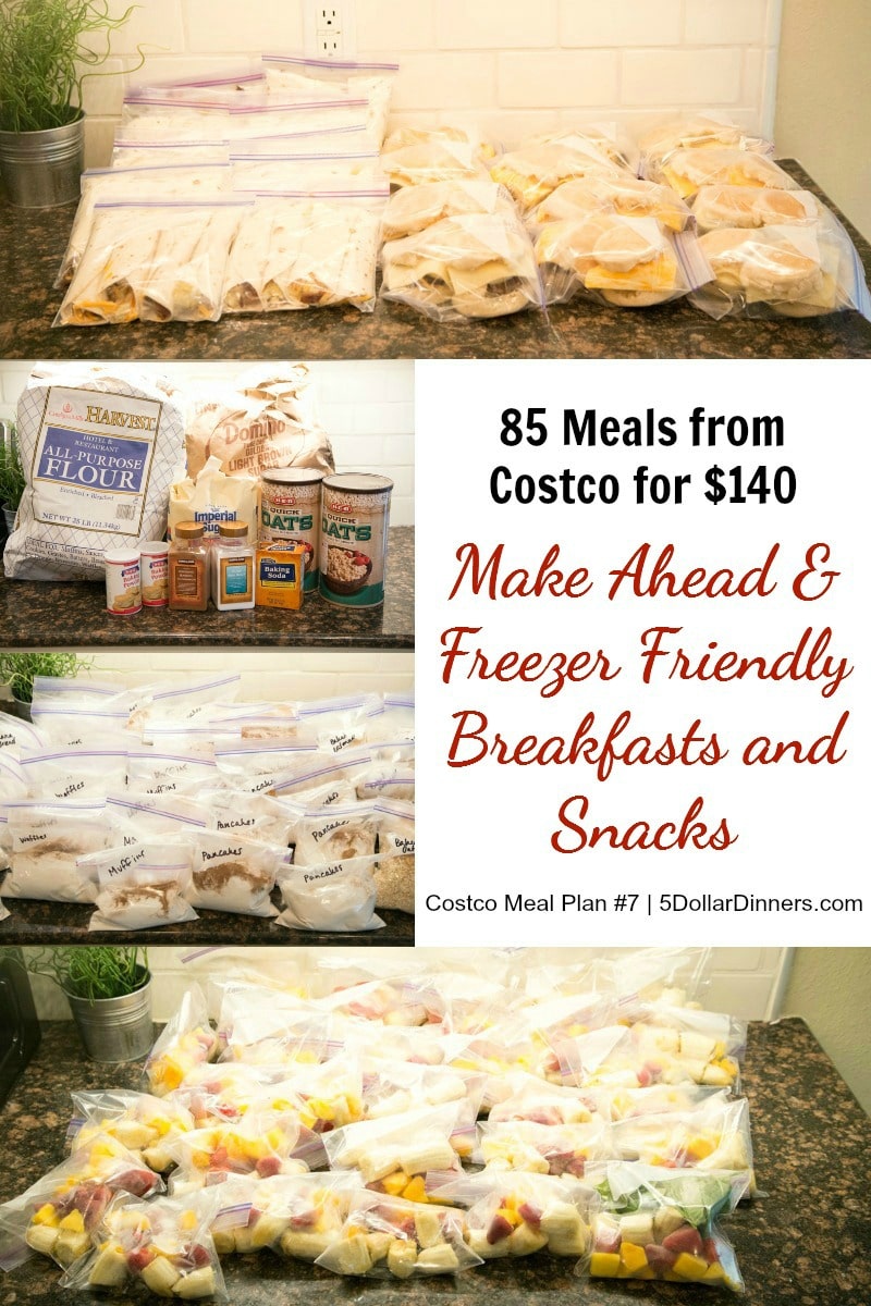 Costco Breakfast & Snack Meal Plan Only $5 (85 Meals for $140!)