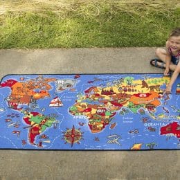 Where in the World Learning Carpet Only $27 - Today Only!