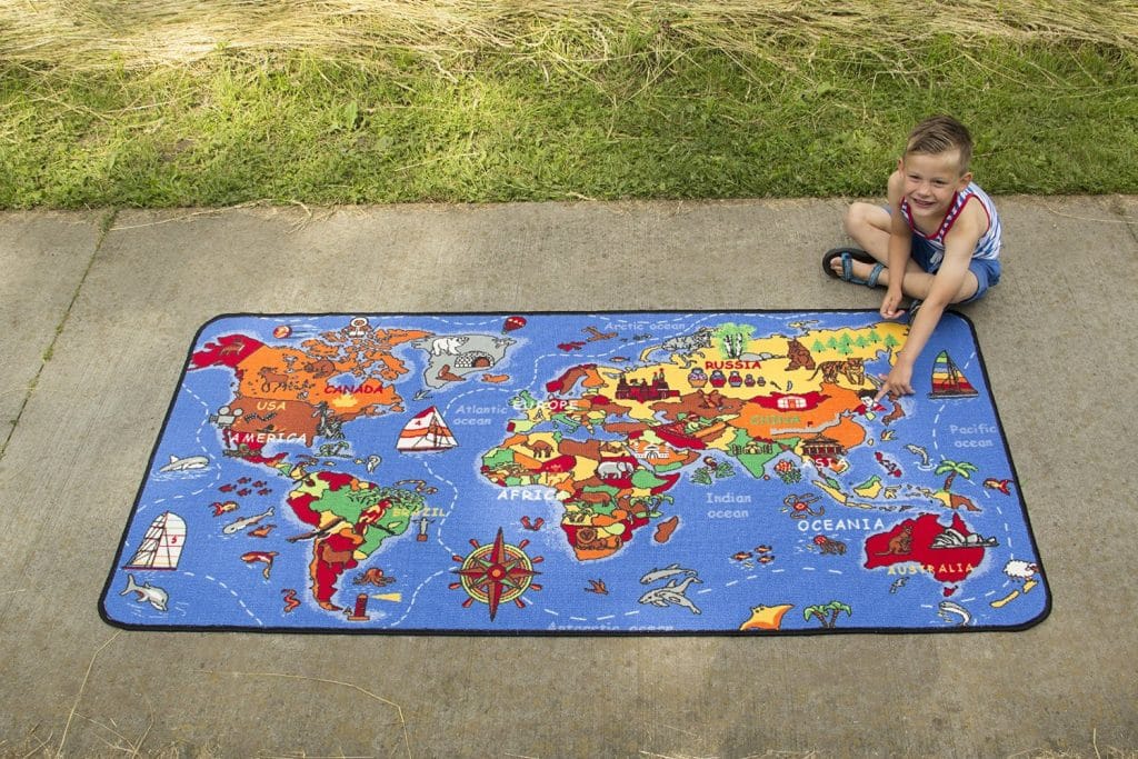 Where in the World Learning Carpet Only $27 - Today Only!