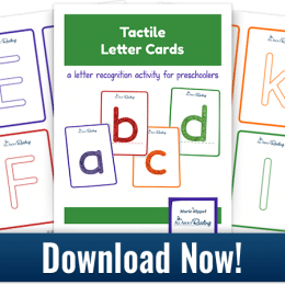 Free Printable DIY Tactile Alphabet Cards
