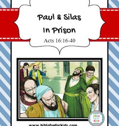 FREE Paul and Silas in Prison Lesson
