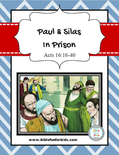 FREE Paul and Silas in Prison Lesson