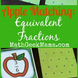 FREE Apple Math Fractions Pack