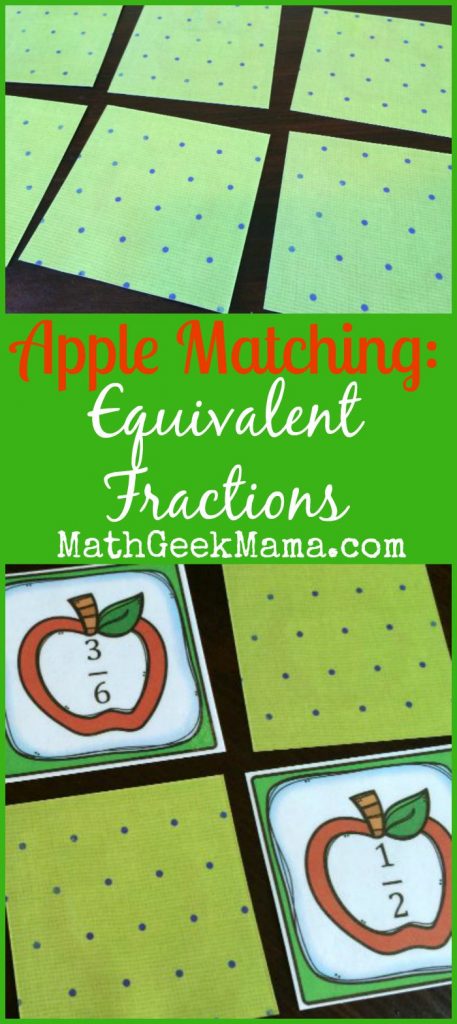 FREE Apple Math Fractions Pack