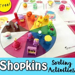 FREE Shopkins Sorting