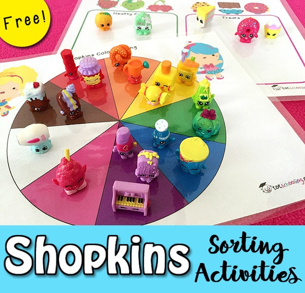 FREE Shopkins Sorting 