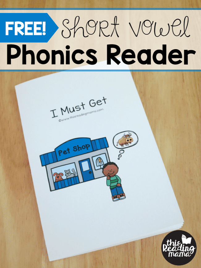 FREE Short Vowel Readers