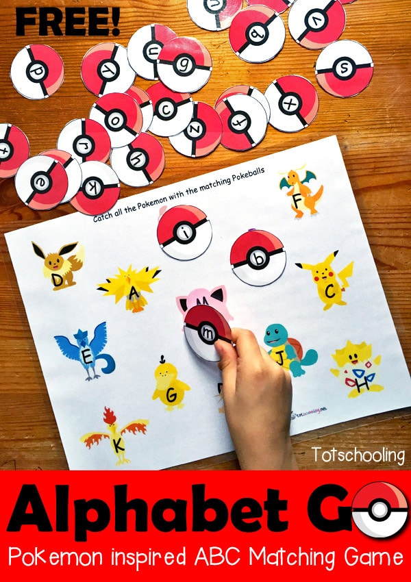 FREE Alphabet Go! Pokemon Like Game