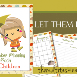 FREE September Planning Pack