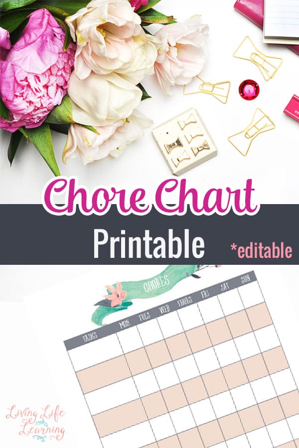 FREE Chore Chart Printables