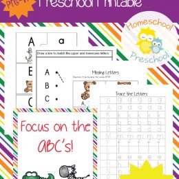 FREE Alphabet Printable