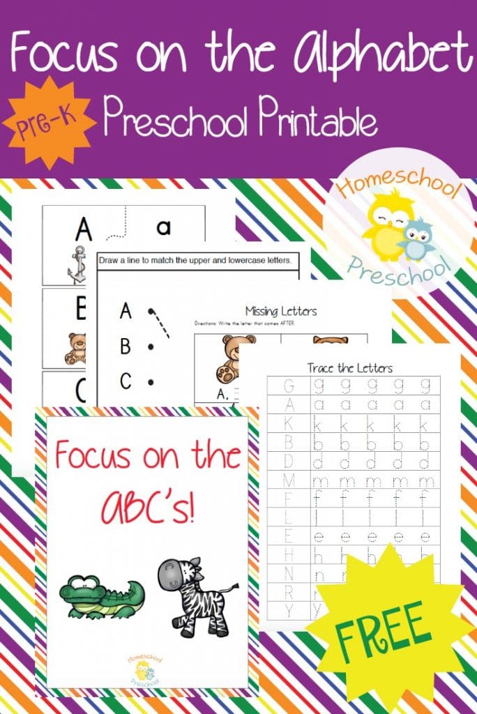 FREE Alphabet Printable