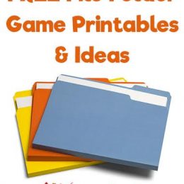 FREE File Folder Games and Printables