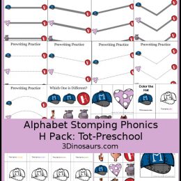 FREE Preschool Letter H Pack