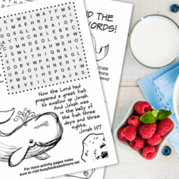 FREE Bible Activity Pages