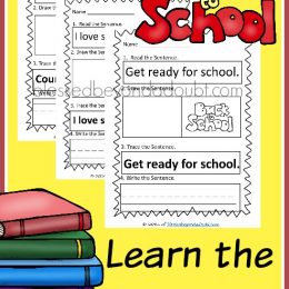 FREE Back to School Learn the Sentence Pack