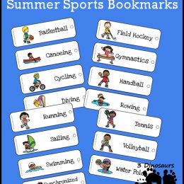 FREE Summer Bookmarks
