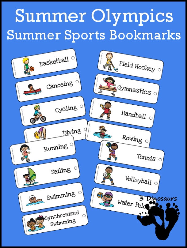 FREE Summer Bookmarks