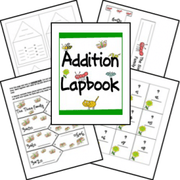 FREE Addition Facts Lapbook