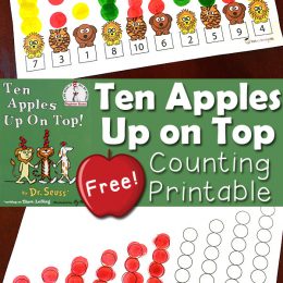 FREE Ten Apples up on Top Printables