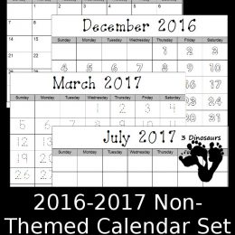 FREE Calendar Set