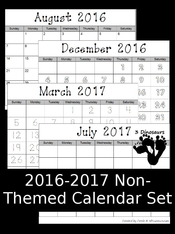 FREE Calendar Set