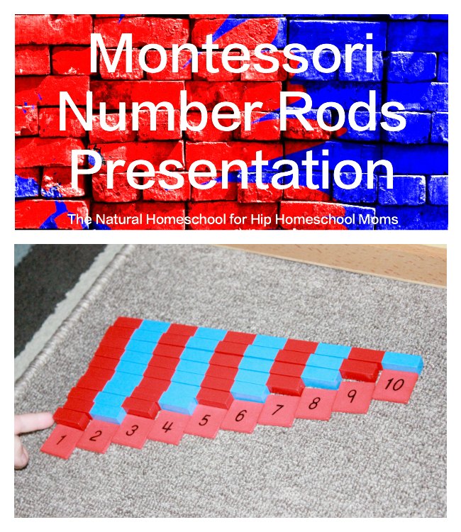 FREE Montessori Number Rods Printables