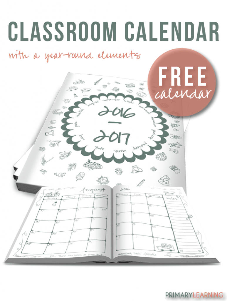 FREE Classroom Calendar